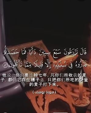 يوسف 47- 49 (باللغة الصينية)