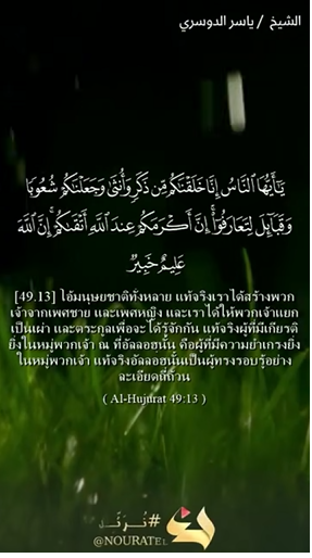 سورة الحجرات: 13
