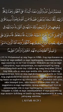 سورة الفتح الآية 29