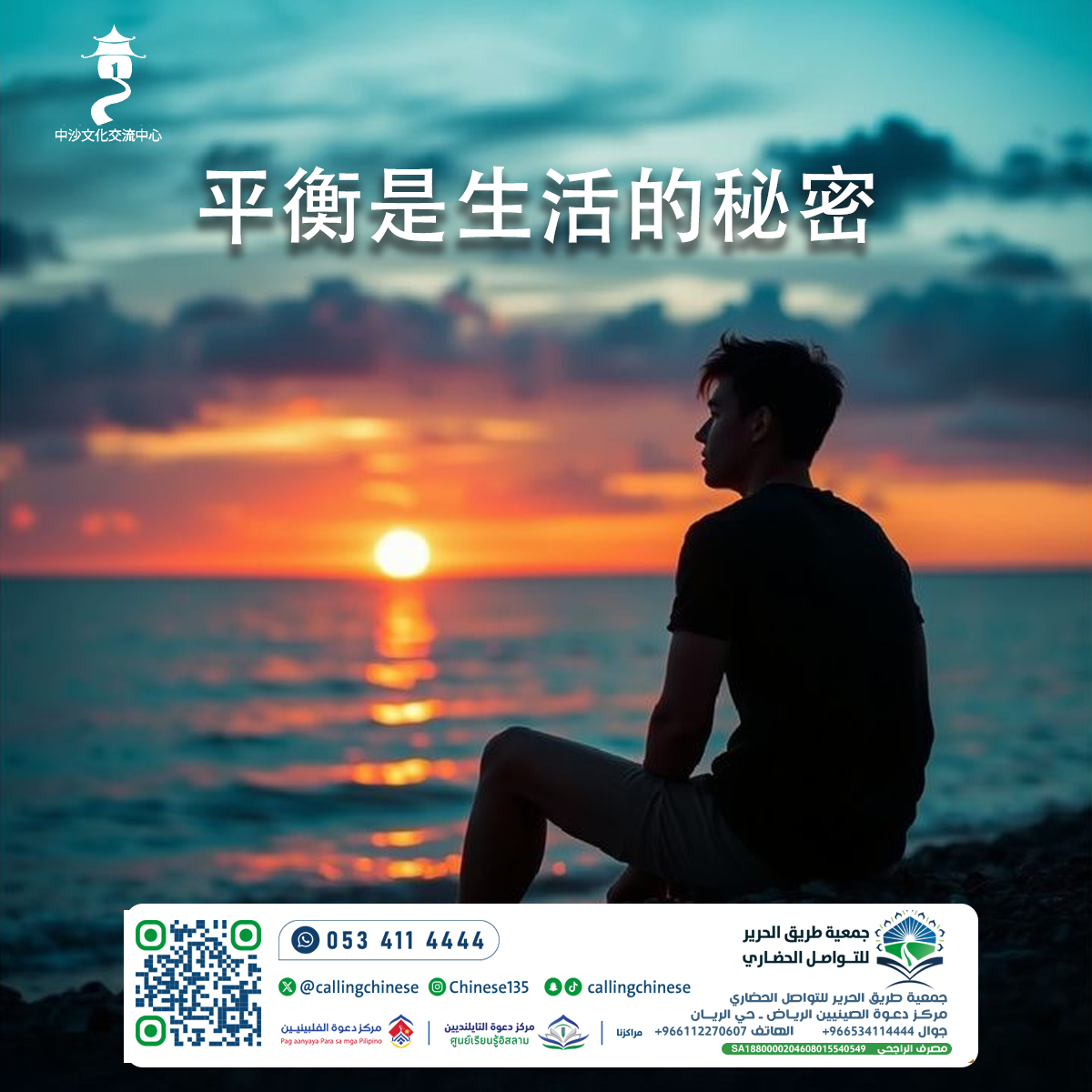 التوازن هو سرّ الحياة (باللغة الصينية)