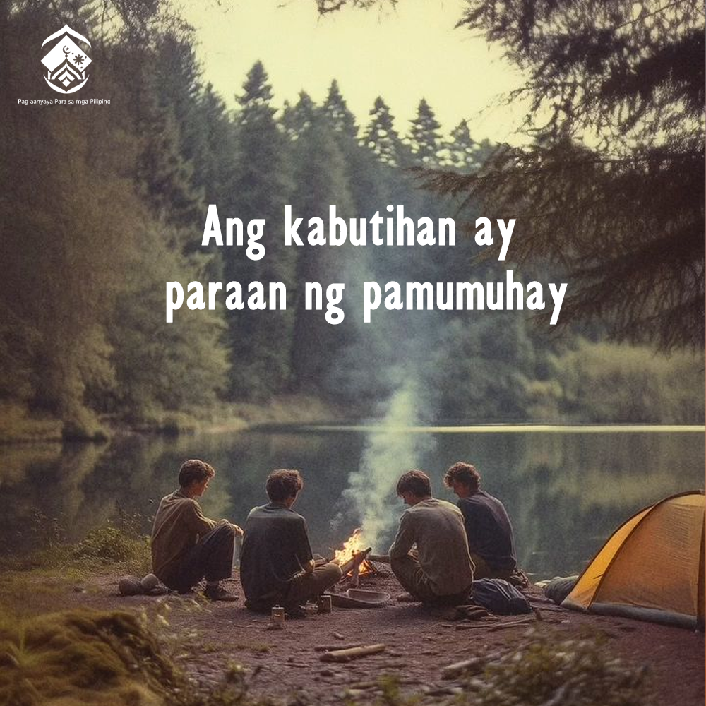 الخير هو أسلوب حياة.   (باللغةالفلبينية)
