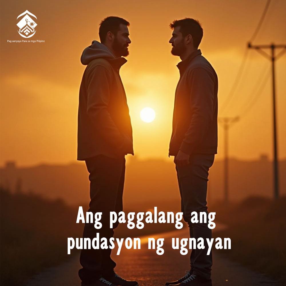 الاحترام هو أساس العلاقات.  (باللغةالفلبينية)