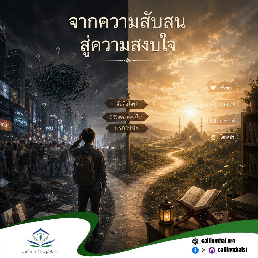 من الحيرة إلى الطمأنينة