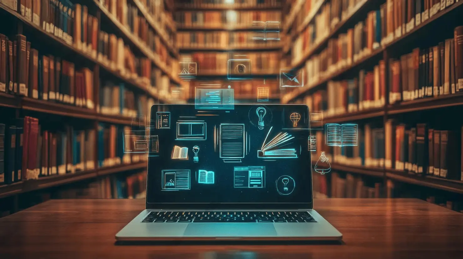 المكتبات والمواقع الإلكترونية